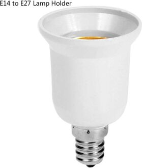 Converter E14 Om E27 Adapter Plastic Converter Adapter Conversie Socket Brandwerende Socket Lamphouder Socket Gloeilamp Houder