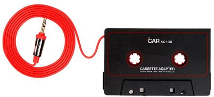 Converteren Plastic MP3 Audio 3.5 Mm Universeel Voor Telefoon Stereo Aux Draagbare Cd-speler Auto Cassette Adapter