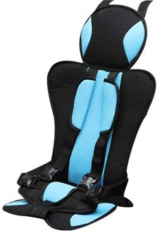 Convertible Baby Veiligheid Booster Seats Belt-Positionering Draagbare Aangewend Autostoel Thicken Seat Cover Pad Kussen Blauw
