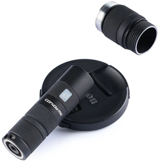 Convoy S9 18350/16340 Battery Extension Body Tube Aluminum Alloy Exclusive for Convoy S9 Flashlight Lighting Accessories