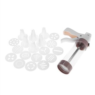 Cookie Press Kit Gun Machine Cookie Maken Mold Cake Decor 13 Druk Mallen & 6 Pastry Piping Nozzles Cookie Tool biscuit Maker