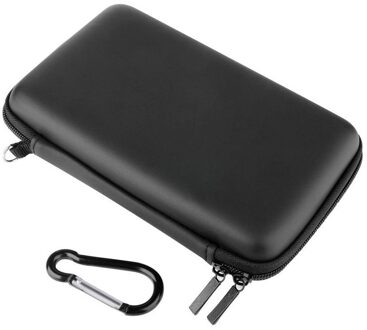 Cool Black Eva Skin Carry Hard Case Bag Pouch 18.5X11X4.5 Cm Voor Nintend 3DS Ll Met strap Gaming Accessaries