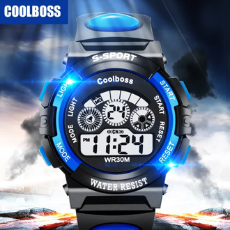 Cool Camouflage Children Watches Led Digital Wristwatch For Kids Boys Girs Students Waterproof Sports Clock Gifts Dropshippping
