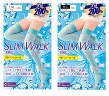 Cool Compression Open-Toe Stockings For Relax Time 1 pair - Blue - S-M