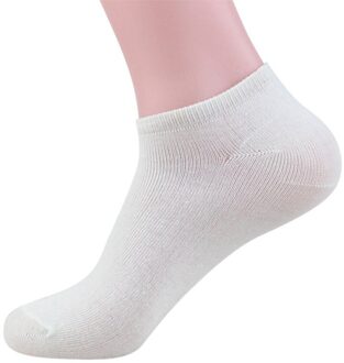 Cool Elastische Outdoor Bamboevezel Heren Sport Sokken Loafer Liner Low Cut No Show Zwarte Boot Sokken. wit