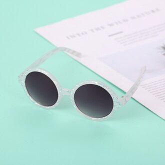 Cool Kids Zonnebril Kinderen Anti-Uv Zonnebril Jongens Meisjes Baby Brillen Coating Lens Uv Preventionteenager Zonnebril wit
