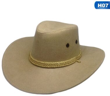 Cool Western Cowboy Hoeden Mannen Zonneklep Cap Vrouwen Reizen Prestaties Westerse Hoeden Chapeu Cowboy 9 Kleuren 7