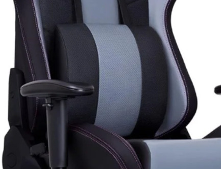 Cooler Master rugkussen zwart/grijs