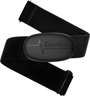 Coospo H6M Borst Hartslagmeter Band Bluetooth 4.0 Ant + Hartslagmeter Sensor Waterdicht Voor Garmin Wahoo H6M-B-zwart