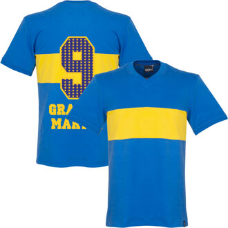Copa Boca Juniors Retro Shirt 1960's + Gracias Martin 9 (Special Edition Printing) - S
