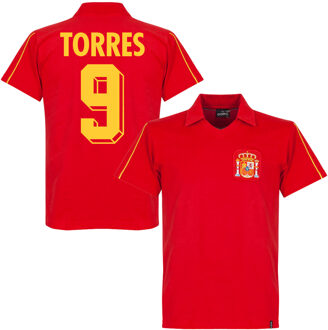 Copa Spanje Retro Shirt 1980's + Torres 9 - L