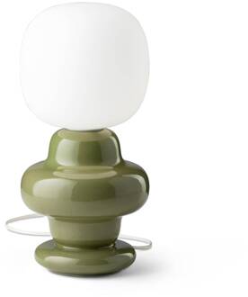 Copacabana tafellamp, saliegroen saliegroen, wit