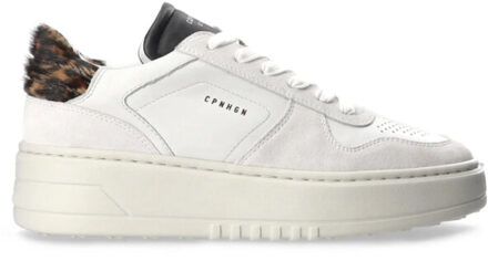 Copenhagen Cph75 hairy leather lage sneakers dames Wit - 41