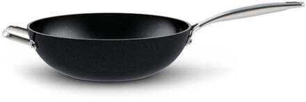 Copenhagen wok met extra handvat 30cm|4.8L Zwart