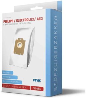 Coppens Fevik Stofzuigerzakken geschikt voor Philips S-bag 5 stuks - filter