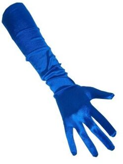 Coppens Handschoenen satijn blauw