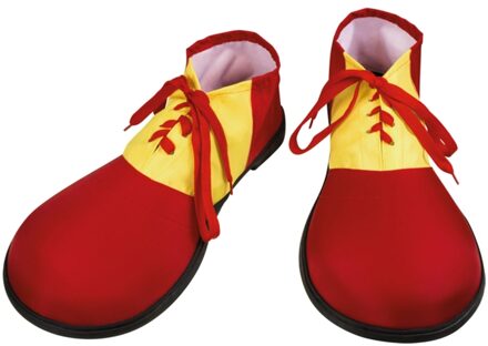 Coppens "Rode clown schoenen voor volwassenen  - Verkleedattribuut - One size"