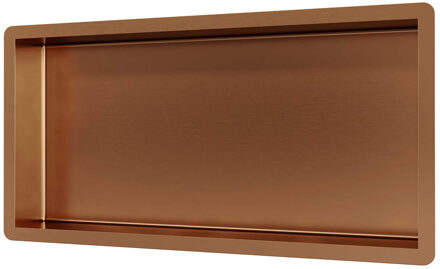 Copper Edition inbouw nis 30x60 cm geborsteld koper PVD