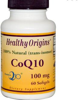 CoQ10 Gels (Kaneka Q10), 100 mg, (60 Softgels) - Healthy Origins