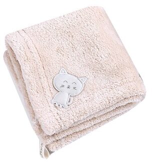 Coral Fleece Handdoek Keuken Handdoek 1Pc 25*25Cm Zachte Extreme Comfort Vierkante Kat Patch Borduren Handdoeken roze Groen Grijs khaki