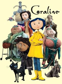 Coraline Group Unisex T-Shirt - Cream - L Crème