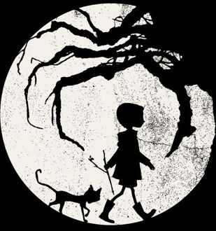 Coraline Silhouette Unisex T-Shirt - Black - XXL Zwart