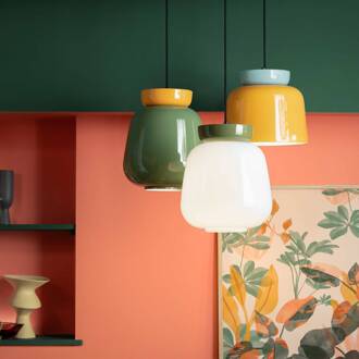 Corcovado hanglamp, lichtblauw/geel lichtblauw, geel