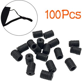 Cord Locks Schakelt Voor Koortjes Elastische Koord Richter Non Slip Stopper Plastic Toggle Lente Sluiting Stop Enkel Gat 100/50Pcs 100stk