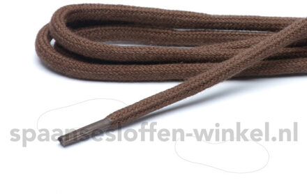 Cordial Katoenen fijn rond dikte 3 mm 150 cm - maat One size Bruin