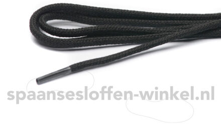 Cordial Katoenen fijn rond dikte 3 mm 150 cm - maat One size Zwart