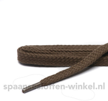 Cordial Katoenen plat veters 55 cm dikte 5 mm Bruin - One size