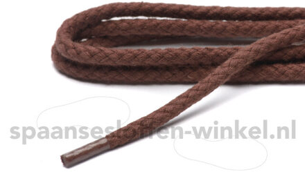 Cordial Schoenveters grof rond dikte 4 mm 150 cm Bruin - One size