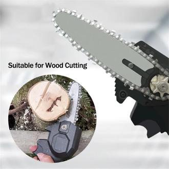 Cordless Electric Chain Saw Household Small Handheld Wireless Lithium Battery Outdoor Logging Orchard Electric Pruning Saw