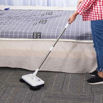Cordless-Electric-Floor-Sweeper-Mop-and-Dustbin-Rechargeable-Spinning-Push-Sweeper-Broom-Cleaning-Tool