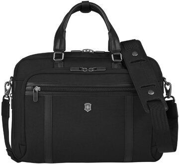 Cordura waterafstotende businesstas met 13 inch laptopvak Zwart - 1 maat