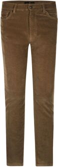 Corduroy Broek Johnson Caramel Bruin