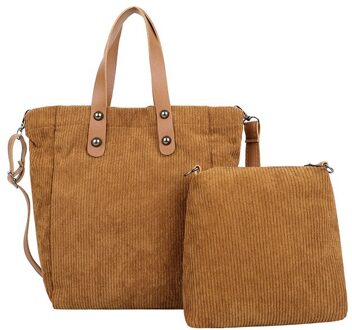 Corduroy Grote Tote Shopper Tassen Voor Vrouwen Canvas Vrouwelijke Schoudertas Crossbody Tas Stof Student Grote Handtassen Schooltas Bruin