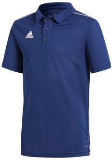 Core 18 Sportpolo - Maat 128  - Unisex - navy/wit