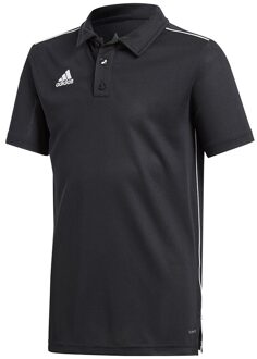 Core 18 Sportpolo - Maat 128  - Unisex - zwart/wit