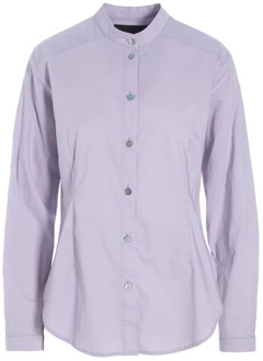 Core Cotton Shirt Lavendel Hemel Bitte Kai Rand , Purple , Dames