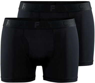 Core Dry 3-Inch Boxershort Verpakking 2 Stuks Heren zwart - L