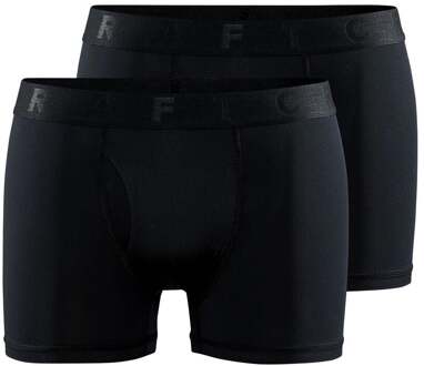 Core Dry 3-Inch Boxershort Verpakking 2 Stuks Heren zwart - M