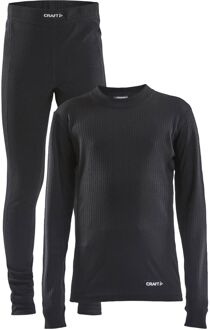 Core Dry Baselayer Thermoset Kids - Zwart - Maat 134