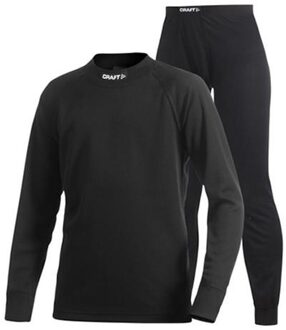 Core Dry Baselayer Thermoset Kids - Zwart - Maat 134