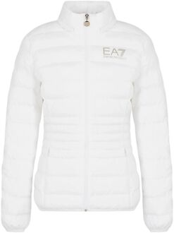 Core Lady Hooded Puffer Jas Dames wit - S