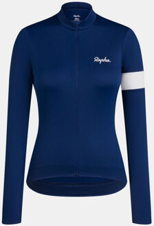 Core Thermal Long Sleeve Jersey Fietsshirt Dames Blauw