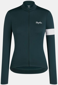 Core Thermal Long Sleeve Jersey Fietsshirt Dames Groen