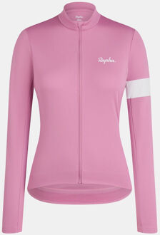Core Thermal Long Sleeve Jersey Fietsshirt Dames Roze