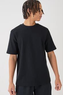 Core Waffle T-Shirt, Black - S