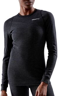 Core Wool Merino LS Ondershirt Heren zwart